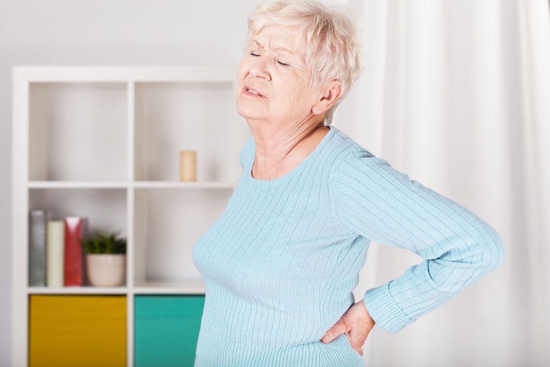 dhimbja e mesit në një grua mund të jetë shkaku i osteokondrozës